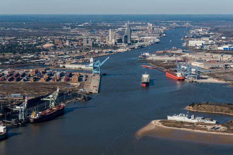 Aerial view of the Proplate USA facility in Chunchula, Alabama